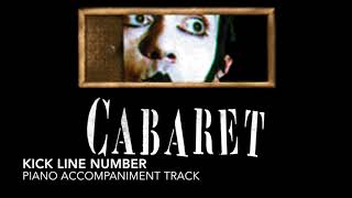 Kick Line Number  Cabaret  Piano AccompanimentRehearsal Track [upl. by Goldman]