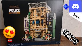 Lego police station 10278  speed build amp review [upl. by Machute]