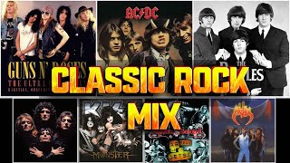 Best Classic Rock Songs 70s 80s 90s 🔥 Guns N Roses Aerosmith Bon Jovi Metallica Queen ACDC U2 [upl. by Siri]