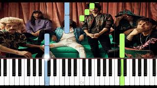 Nintendo Blood  The Voidz  Piano Tutorial  Sheet Music [upl. by Suiratnauq47]