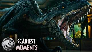 Jurassic World  The Scariest Dinosaur Moments [upl. by Fin]