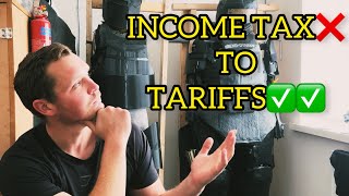 Can Tariffs replace income tax A way it could in under 4 minutes [upl. by Inwat198]