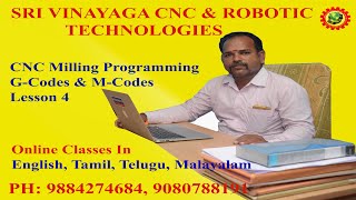 Cnc Milling Programming  M Codes G Codes Tamil  G Code M Code List  Cnc MIlling Tutorial Tamil [upl. by Infield]