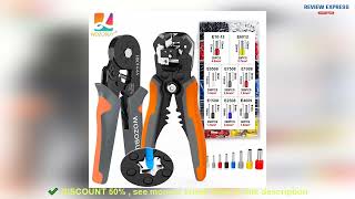 ✔️Ferrule Crimper ToolRatchet Crimping Tool KitWire Stripper amp Crimper [upl. by Ainomar672]