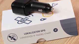 Ukryty bez abonamentowy lokalizator GPS MK036 w ładowarce samochodowej [upl. by Veradis558]