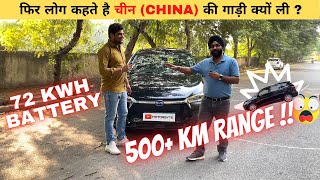 BYD E6 Electric Car with 500KM Range Ownership Review HINDI  Features Price Specs Top Speed [upl. by Pearle]