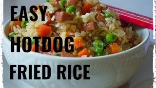 Easy Hotdog Fried Rice [upl. by Alfonso]