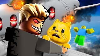 My AIRPLANE Is FILLED WITH MONSTERS Roblox [upl. by Senior]