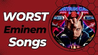 THE DEATH OF SLIM SHADY 😲 WORST Eminem Songs [upl. by Nerro]