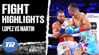 Teofimo Lopez Gets Dropped Rallies to Beat Sandor Martin  FIGHT HIGHLIGHTS [upl. by Novikoff]