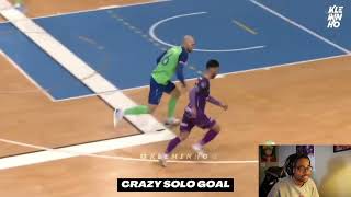 Pro Indoor Soccer Player Reacts quotMost Creative and Unexpected Skillsquot [upl. by Ittam]