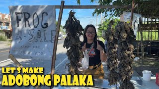 Adobong Palaka Recipe Frog Adobo Filipino Exotic Foods Market Tour and Cooking Filipina Kitchen [upl. by Launam913]