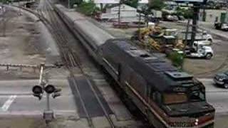 Amtrak Hiawatha train 334 at Rondout IL [upl. by Yejus663]