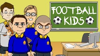 🚸FOOTBALLERS  MANAGERS AS KIDS🚸 Top Eleven Careers Day Parody [upl. by Zeeba1]