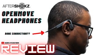 Aftershokz Openmove Headphones Review  Bone Conduction Audrey [upl. by Chilt]