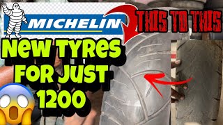 🏍️New bike tyres under 1000rs 💰 Temporary solution tamil information budget [upl. by Enirhtak]