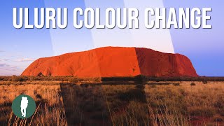 Uluru  Ayers Rock Changing Colour in 4K sunset time lapse [upl. by Fai470]