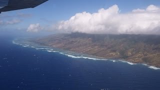 HD Eastern Molokaʻi by airplane  Cape Halawa Scenic Flight [upl. by Tegan598]