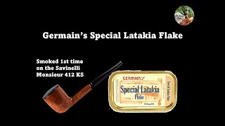 Germain’s Special Latakia Flake  Most tastiest Latakia  Awesome smoke [upl. by Azriel139]