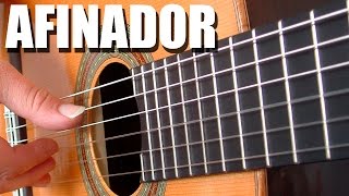 Afinador De Guitarra Criolla Clásica Española Acústica Cuerdas De Nylon  Afinación La 440 TCDG [upl. by Leinod]