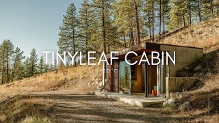 Small Efficient and Harmonious with Nature in Methow Valley  Tinyleaf Cabin [upl. by Shandy]