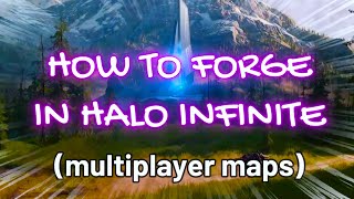 HOW TO FORGE IN HALO INFINITE TUTORIAL [upl. by Ayidah]