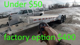 adding a cheap wireless remote to a dump trailer or power tilt deck [upl. by Besse]