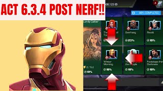 HOW TO BEAT ACT 634 POST NERF  MCOC [upl. by Gladine]