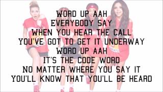 Little Mix  Word Up with Lyrics [upl. by Asile]