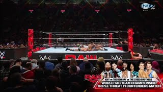 Tommaso Ciampa amp Johnny Gargano Vs The Creed Brothers Vs The New Day Parte 2 Raw 15042024 Español [upl. by Naynek]