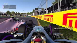 Dirty driver brake tests me F1 2017 [upl. by Lassiter]