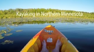 Kayaking in Northern Minnesota  Bemidji [upl. by Anelehs]