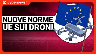 LUE rilascia un nuovo regolamento sui droni  cybernewscom [upl. by Anirrok]