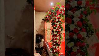 Beautiful Wedding Bedroom Decoration youtubeshorts ytshorts viralvideo [upl. by Aicarg]