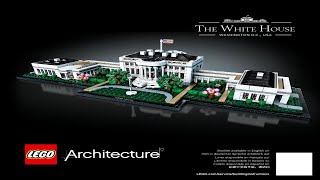 LEGO instructions  LEGO Architecture  21054  The White House [upl. by Vtehsta]