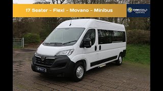 Vauxhall Movano  17 Seat  Minibus [upl. by Tammara]