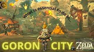 The minimum Link must do in Goron City Eldin Tower Region 079 [upl. by Zildjian]