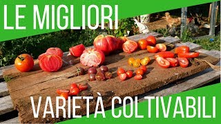 Le migliori varietà di pomodoro da coltivare  ORTO E GIARDINAGGIO [upl. by Goulder503]