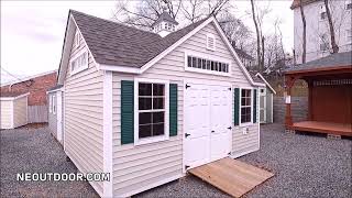 💙💙12x16 SHED  SHE SHED  MAN CAVE  STORAGE IDEAS  VIRTUAL SHED TOUR 45 [upl. by Nagek330]