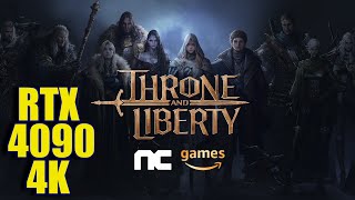 THRONE AND LIBERTY RTX 4090 amp Ryzen 5 5600X 4K Epic Settings  FRAMERATE TEST [upl. by Akimaj]