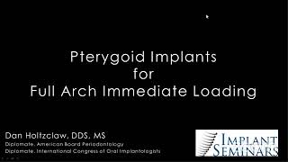 Pterygoid implants for full arch immediate loading Dr Dan [upl. by Graehme140]