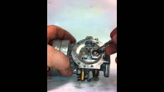 Setting the throttle idle on a Tilloton Carburetor [upl. by Luhey]