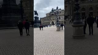 Visit Semperoper 🇩🇪 dresden minivlog travel shortsvideo history historical toristplace [upl. by Aesoh]