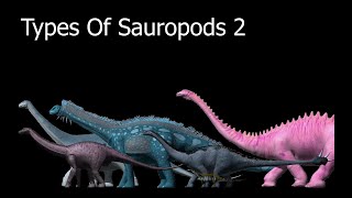 Types Of Sauropods 2 [upl. by Hedaza]