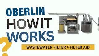 Oberlin Filter Wastewater Filter with Filter Aid Addition System [upl. by Atnahsa456]