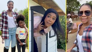 Gabrielle Union And Daughter Kaavias Cute Moments  Watch How Fast Shes Growing [upl. by Jarietta]