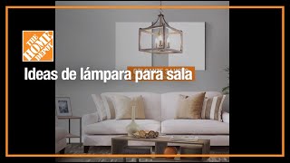 Ideas de lámpara para sala  Iluminación  The Home Depot Mx [upl. by Bayer588]