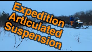 Ski Doo Expedition 600 EFI Articulated Rear Suspension [upl. by Jamnes180]