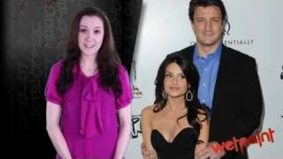 Is Castles Nathan Fillion Dating His CoStar Wetpaint Has the Scoop [upl. by Ecirtahs301]