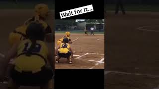 Best play of the Game ouch softball funny shorts boom baseball umpire travelball catcher [upl. by Rao929]